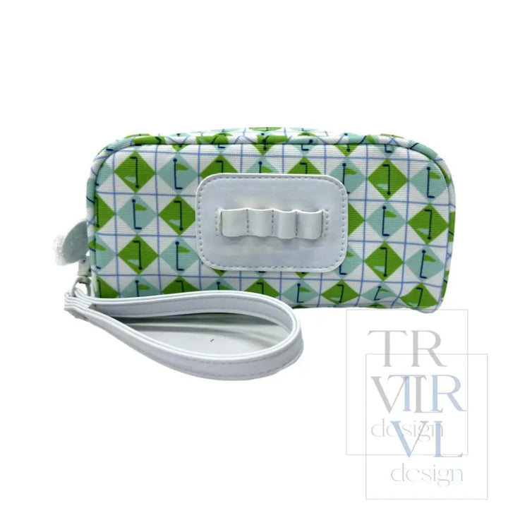 MINI DITTY WRISTLET - TEE TIME AQUA GREEN DIAMOND