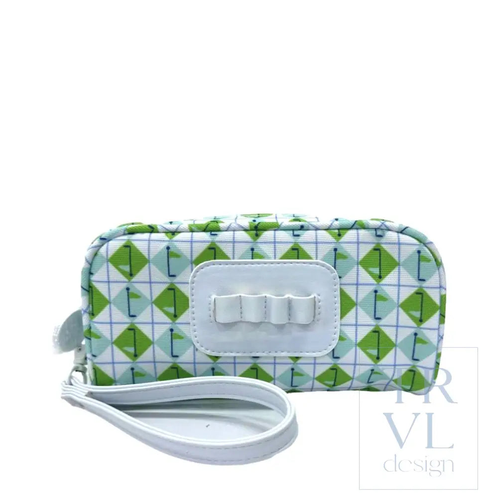 Tee Bag - Mini Ditty Wristlet - Tee Time - Cosmetic & Toiletry Bags