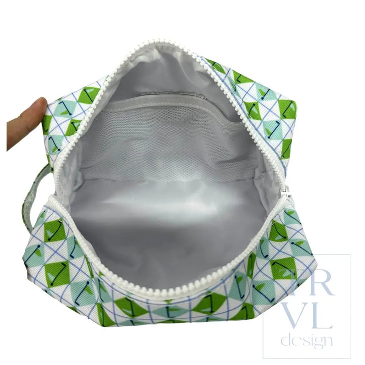 Toiletry Bag - Dopp Bag - Tee Time - Cosmetic &amp; Toiletry Bags