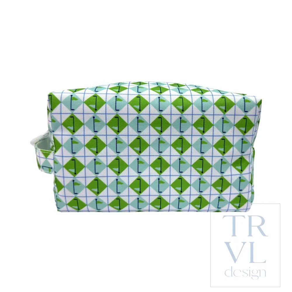 Toiletry Bag - Dopp Bag - Tee Time - Cosmetic &amp; Toiletry Bags