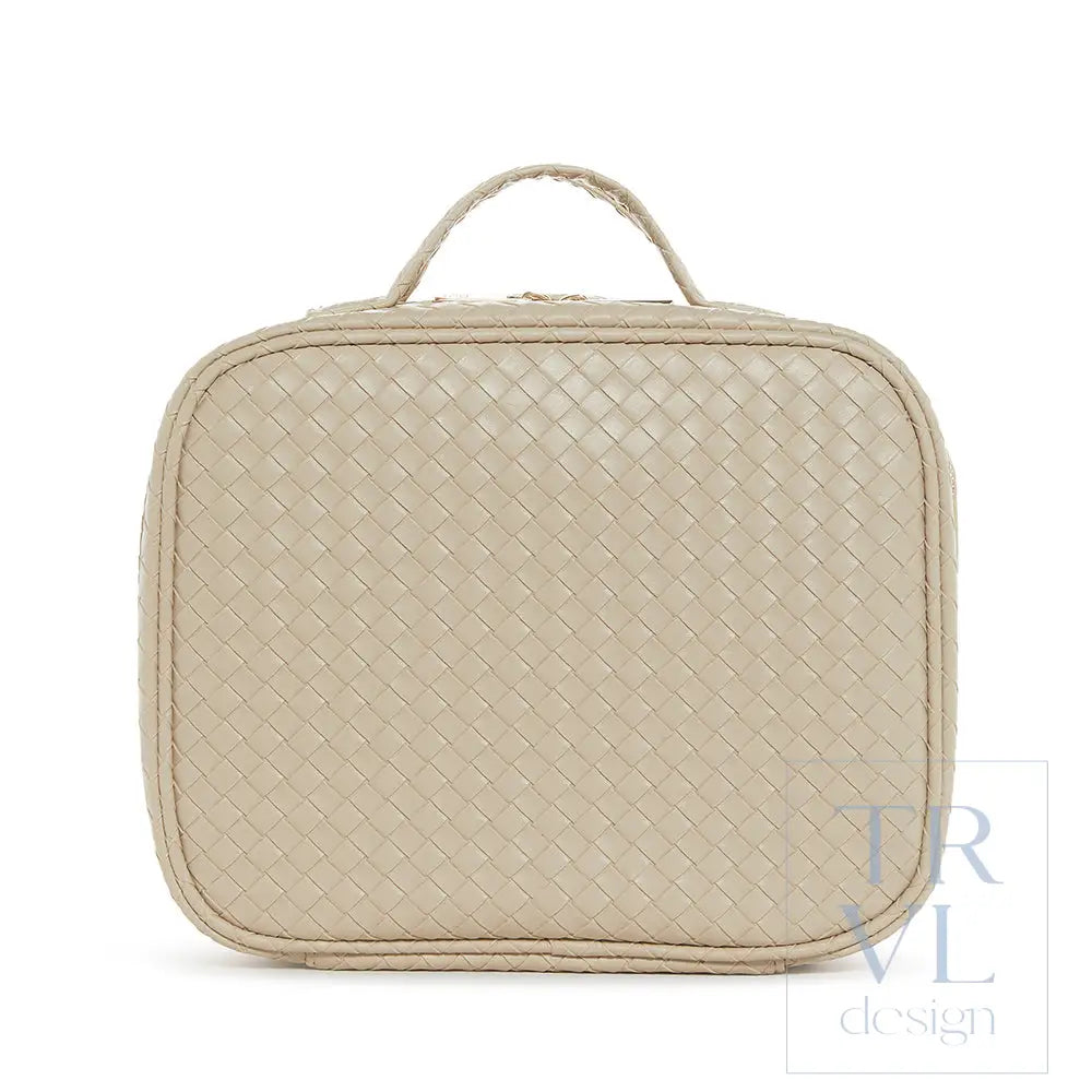 Luxe Trvl2 Cosmetic Toiletry Case - Woven Bisque