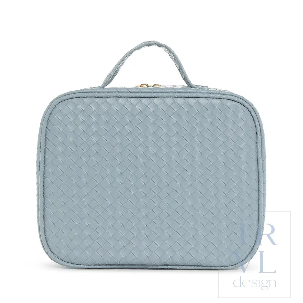 Luxe Trvl2 Cosmetic Toiletry Case - Woven Bleu