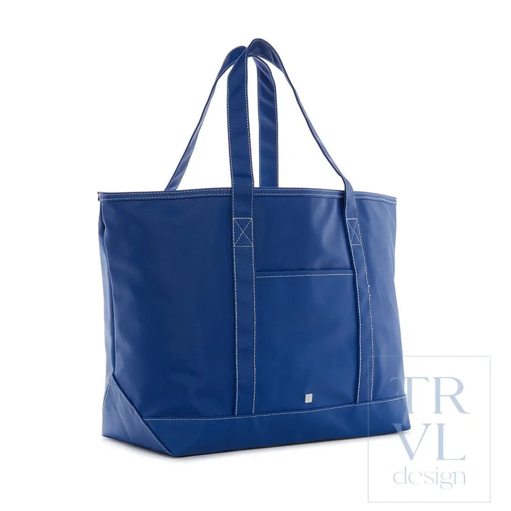 Maxi Tote - Coated Canvas Large Blue Bell