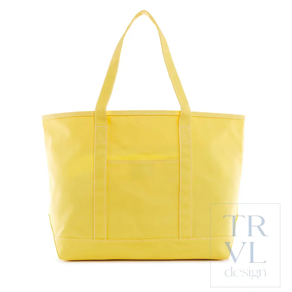 Maxi Tote - Coated Canvas Large Daffodil