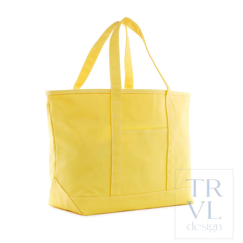 Maxi Tote - Coated Canvas Large Daffodil