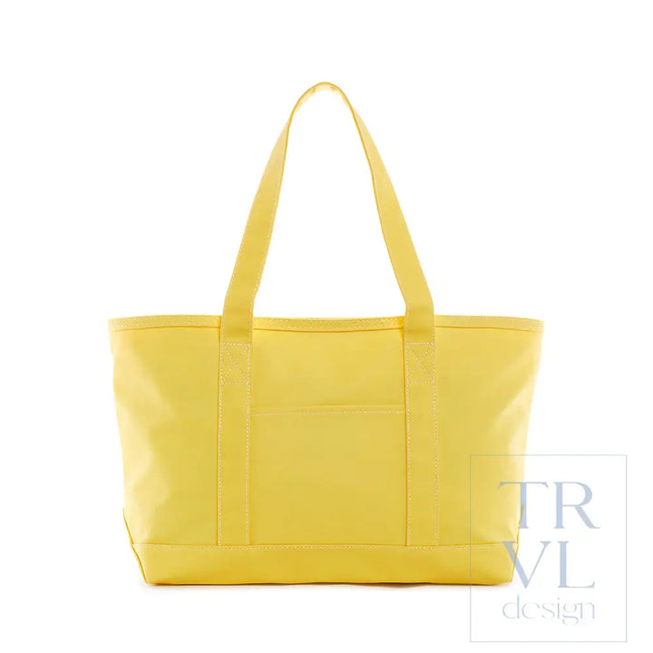 Medium Tote - Coated Canvas Daffodil