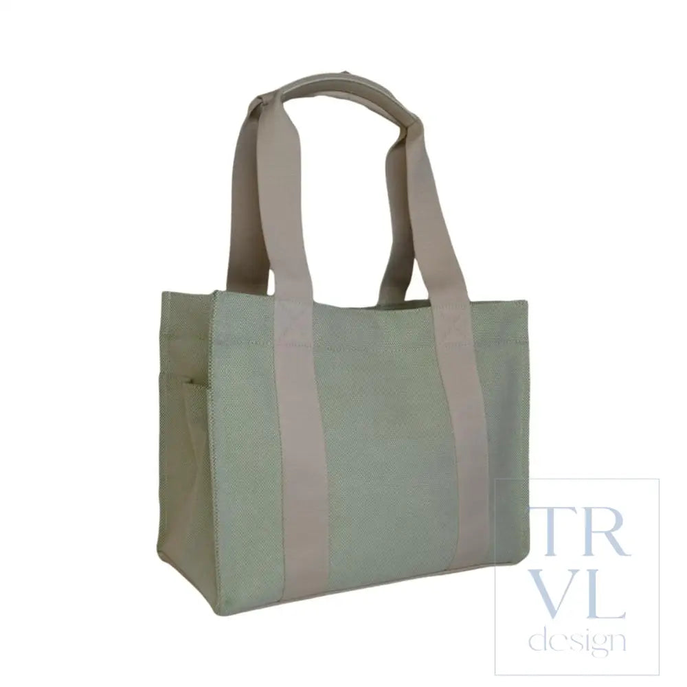 Tote Bag - Linen Tote - Grass Green - Tote Bags