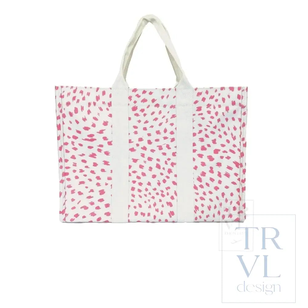 SPOT ON! LARGE TOTE - SPOT PINK