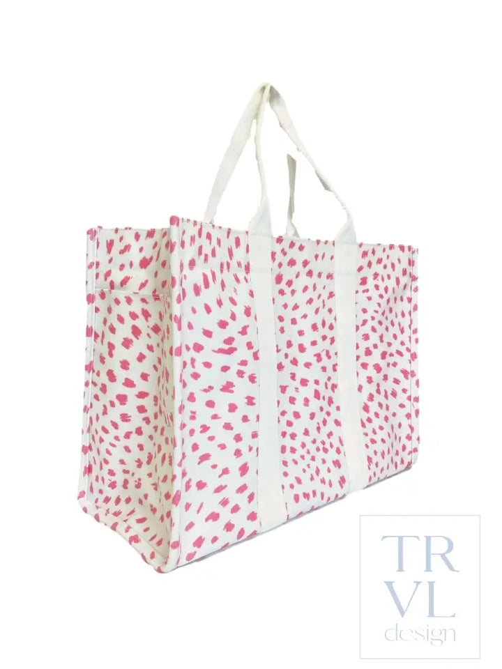 SPOT ON! LARGE TOTE - SPOT PINK