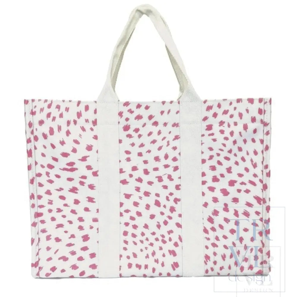 SPOT ON! LARGE TOTE - SPOT PINK