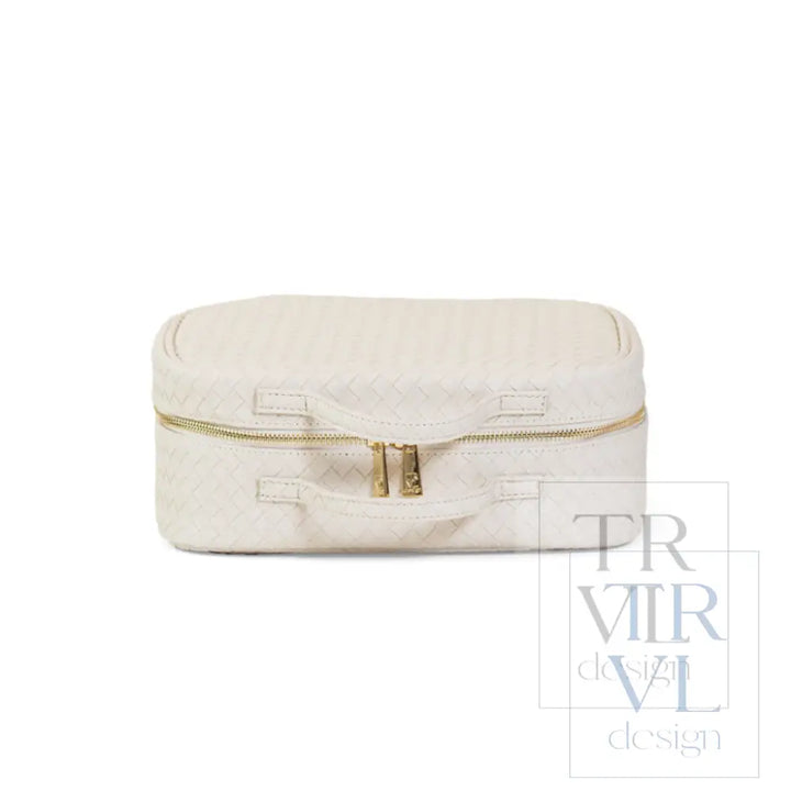 LUXE TRVL2 Cosmetic Toiletry Case - WOVEN SAND - Cosmetic &amp; Toiletry Bags