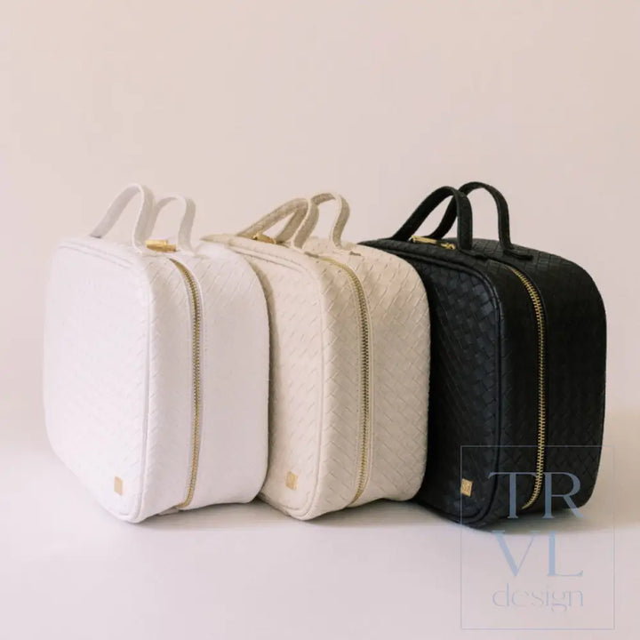 TRVL2 Cosmetic Toiletry Case - Woven Sand - Cosmetic & Toiletry Bags
