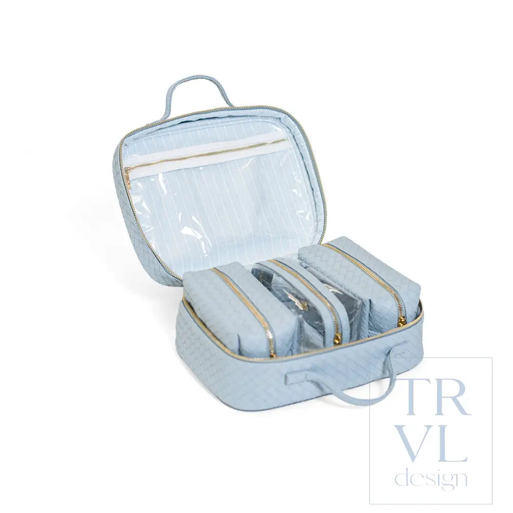 TRVL2 Cosmetic Toiletry Case - Woven Surf - Cosmetic & Toiletry Bags