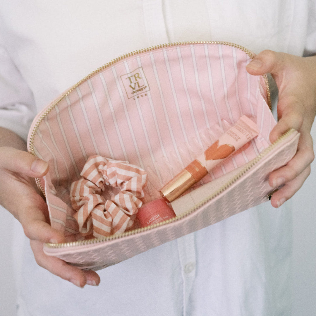 Cosmetic Bag Set - Duo Case - Woven Shell