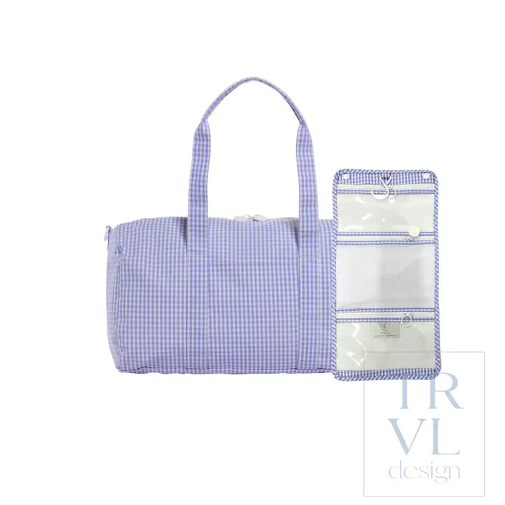 Weekender Bundle - Lilac Gingham - Duffel Bags