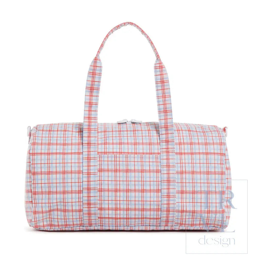 Weekender - Classic Plaid Red Duffel Bag