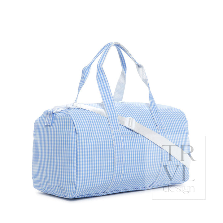 Weekender - Gingham Sky Duffel Bag Bags