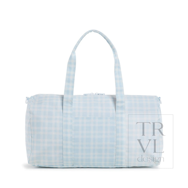 Weekender - Pimlico Plaid Blue Duffel Bag Bags