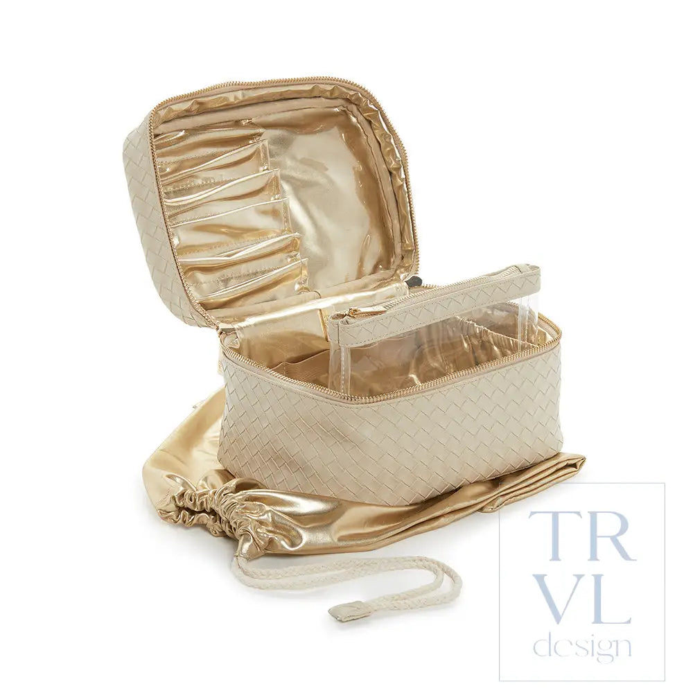 Woven Train - Woven Bisque - Cosmetic &amp; Toiletry Bags