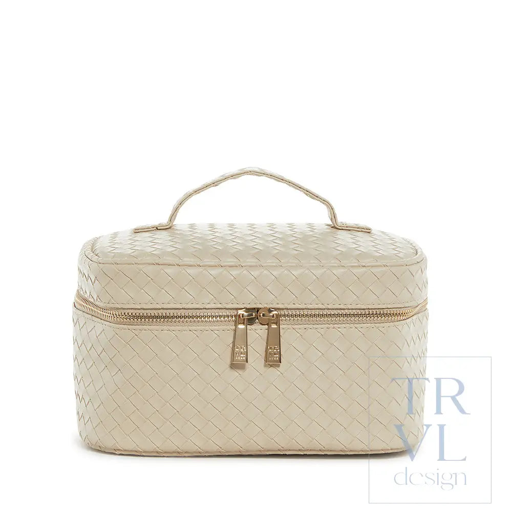 Woven Train - Woven Bisque - Cosmetic & Toiletry Bags