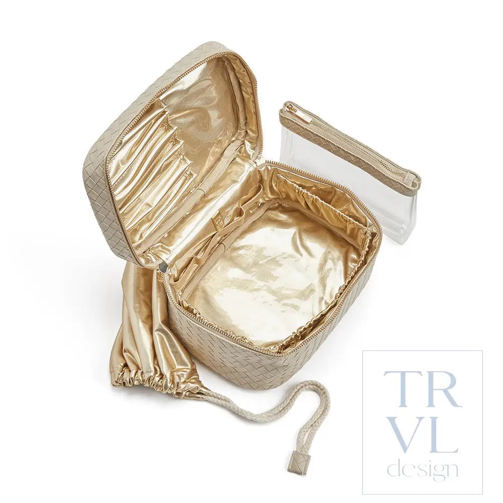 Woven Train - Woven Bisque - Cosmetic &amp; Toiletry Bags
